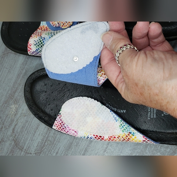 Flexus Italian Comfort "Vera Pelle" anatomic Slides size 8 (sa102) - Picture 9 of 11